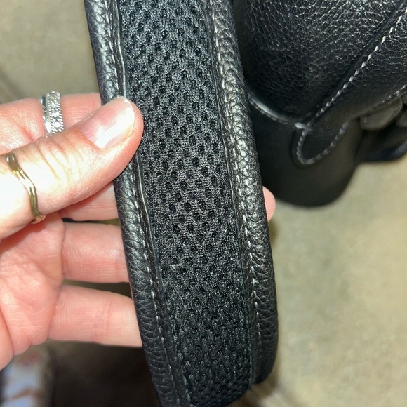 Coach Black Leather Backpack main image 11